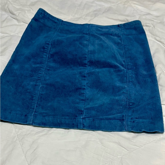 90’s Y2K Pacsun Electric Blue Corduroy Mini Skirt Sz 25 Beachcore, Crocket, CA, - Picture 1 of 4
